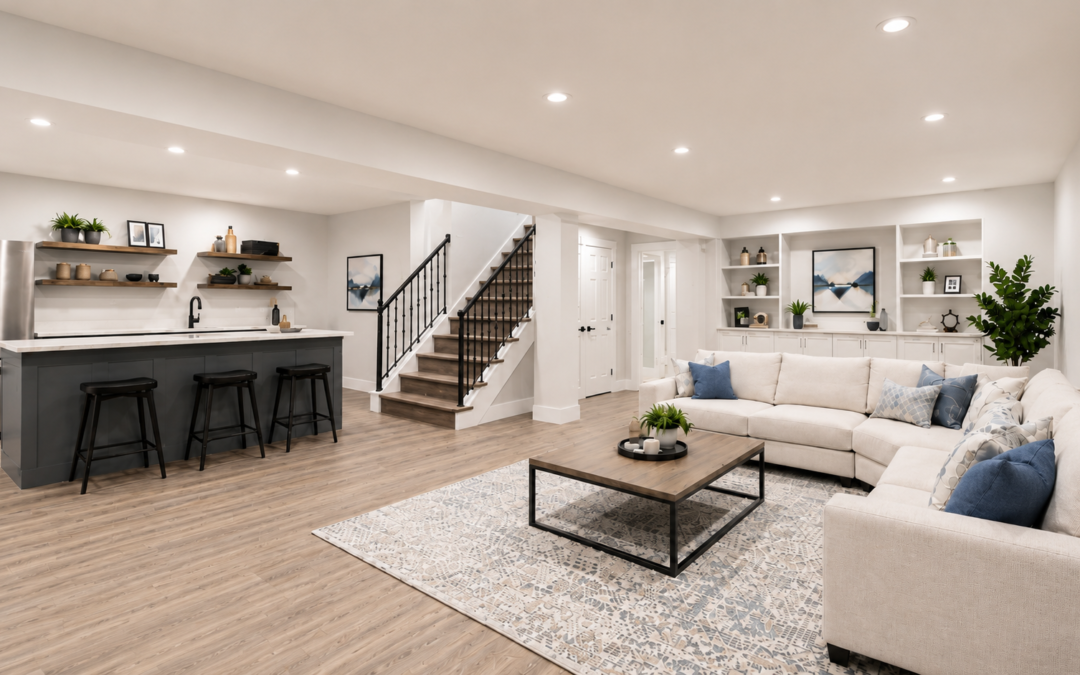 Basement Lighting Ideas: Color Temperature, CRI, Layering, and Safety